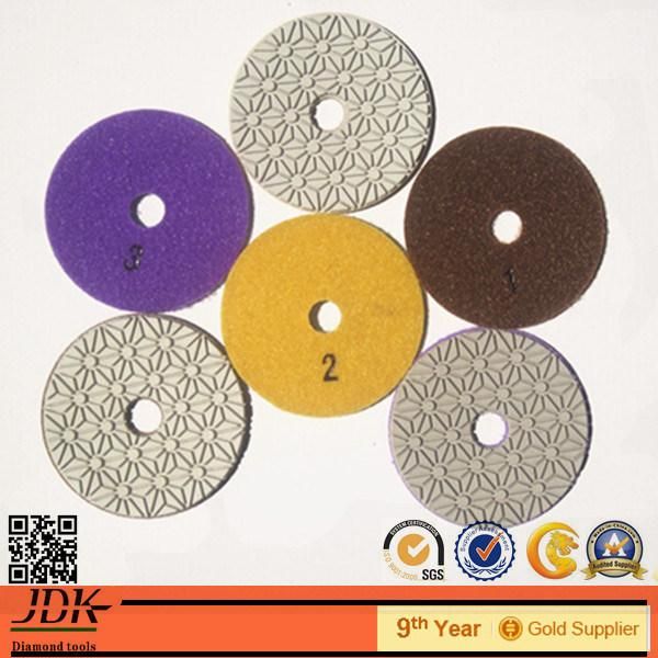 Hot Seller 3 Steps Diamond Wet Polishing Pads for Granite