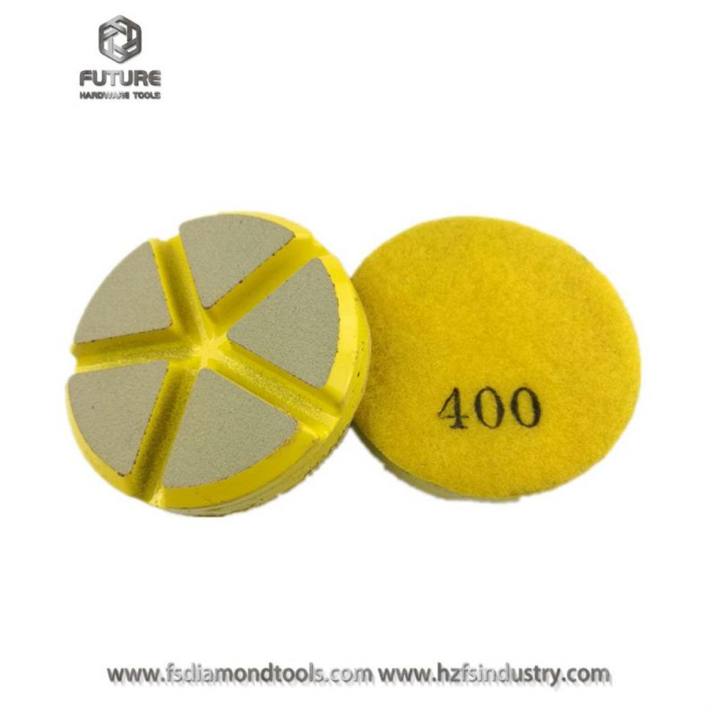3"80mm Ceramic Bond Polishing Pads for Concrete Floor Polishing