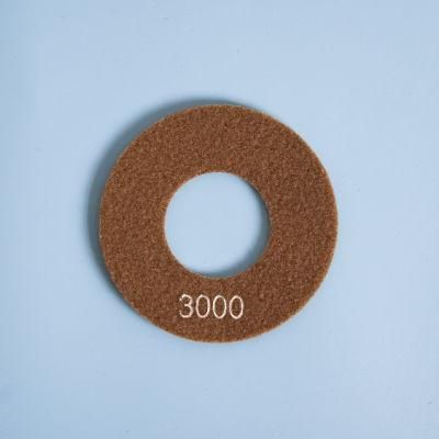 Qifeng Diamond 125mm Wet Polishing Pad with Big Hole for Stones Granite Marble