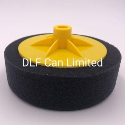 6 Inch Finishing Foam Pad Black Colorwith Backing Plate M14