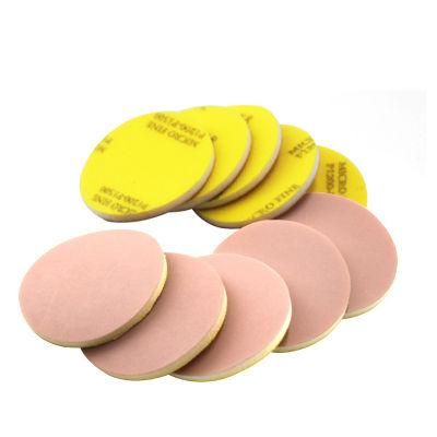 Round Abrasive Hook and Loop Velcro Foam Sandpaper Sanding Sponge