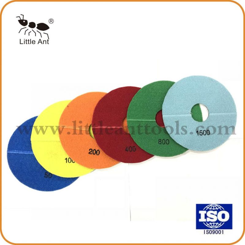 7"/180mm Dry Use Abrasive Tools Diamond Resin Polishing Pad for Marble & Granite