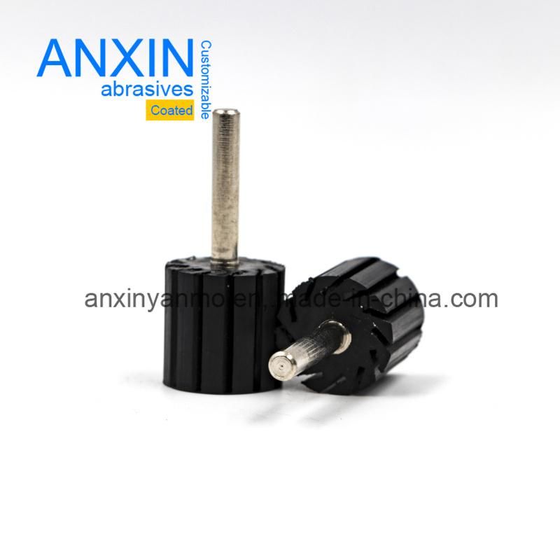 Notched Rubber Tension Roller Sand Drum for Sanding Band or Sanding Circle