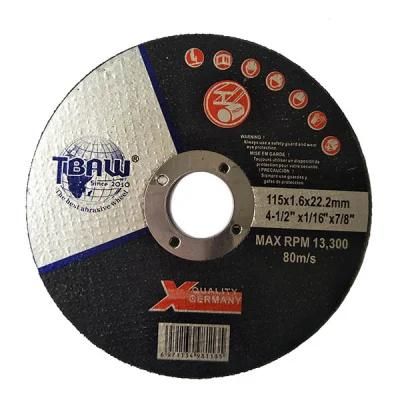 4.5 Inch Sharpness Stainless Steel Cutting Disc Cutting Wheel with Non-Woven Fiber