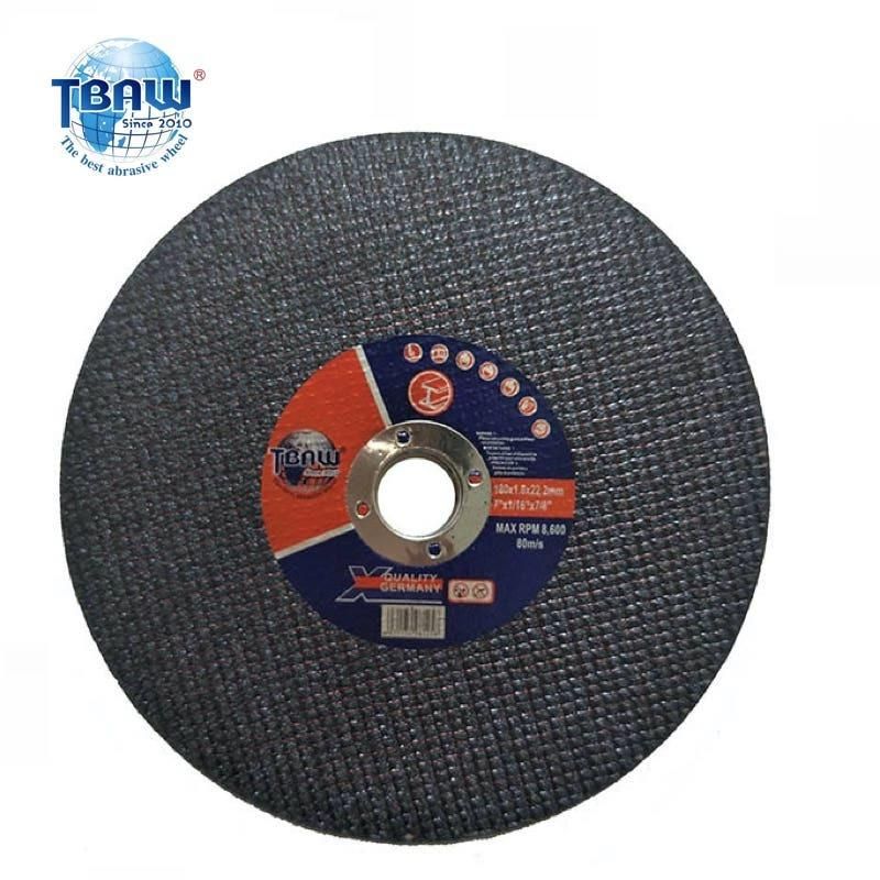 Abrasive Cutting Disc Inox 180X1.6 Cut off Wheel 7′′ Inch 1.0mm MPa En12413 Disco De Corte Stainless Steel T41 Acero Inoxidable China Factory