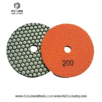 Resin Diamond Marble Flexible Polishing Pads for Concrete and Stone