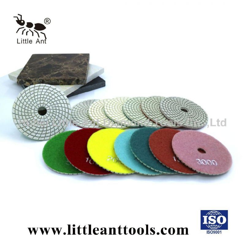 Wet Diamond Polishing Pad for Light Granite, Marble with Sharp, Long Lifespan