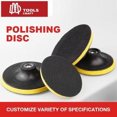 Self-Adhesive Tray Sandpaper Flocking Polishing Disc