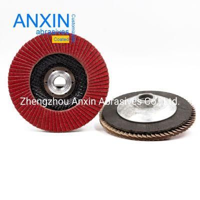 Ceramic Flap Disc with Metal Hub