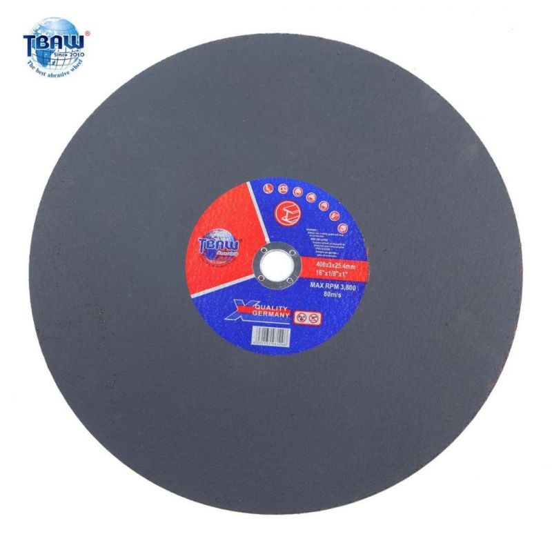 China Disco De Corte Grande 16 Inch 80m/S 405*3.2*25.4mm Stainless Steel Multipurpose Abrasive Cutting Disc