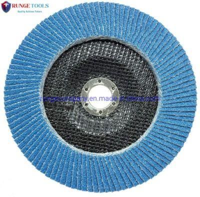 7&quot; X 7/8&quot; 180mm Abrasives Premium High Density Zirconia Type 29 Flap Discs (40 Grit) for Inox Stainless Steel Metal Power Tool