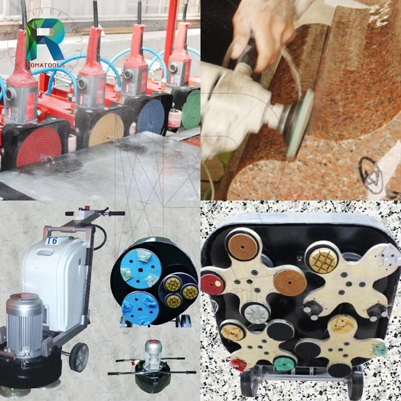 Professional Quality 3 Steps Wet Flexible Polishing Pads