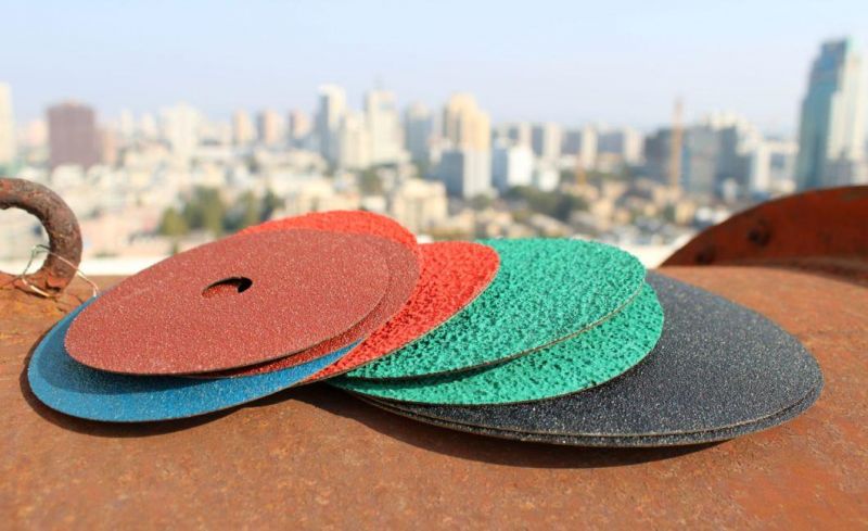 125X22.2mm Abrasive Fiber Grinding Disc with Super Ceramic