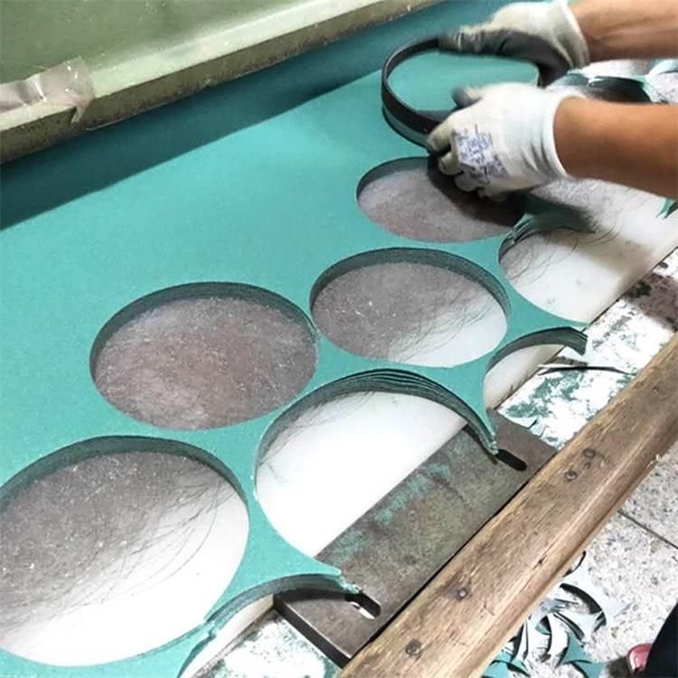 5inch Abrasive Factcory Sandpaper Disc Green Pet Film Grinding Velcro Disc