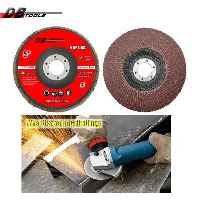 5&quot; 125mm Grinding Disc Flap Disc Sanding Wheel 22mm Hole Alumina Oxide for Wood Grit 120
