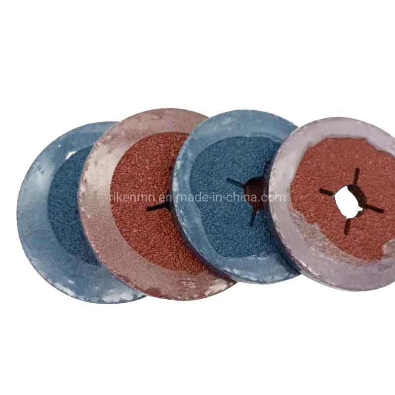 Factory Supplied Grinding Abrasive Fibre 4′′ 100mm 0.6mm Thick Fiber Disc