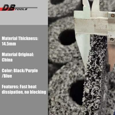 7&rdquor; 180mm Cns Derust for Paint Nylon Disc Strip Wheel Black Fiberglass