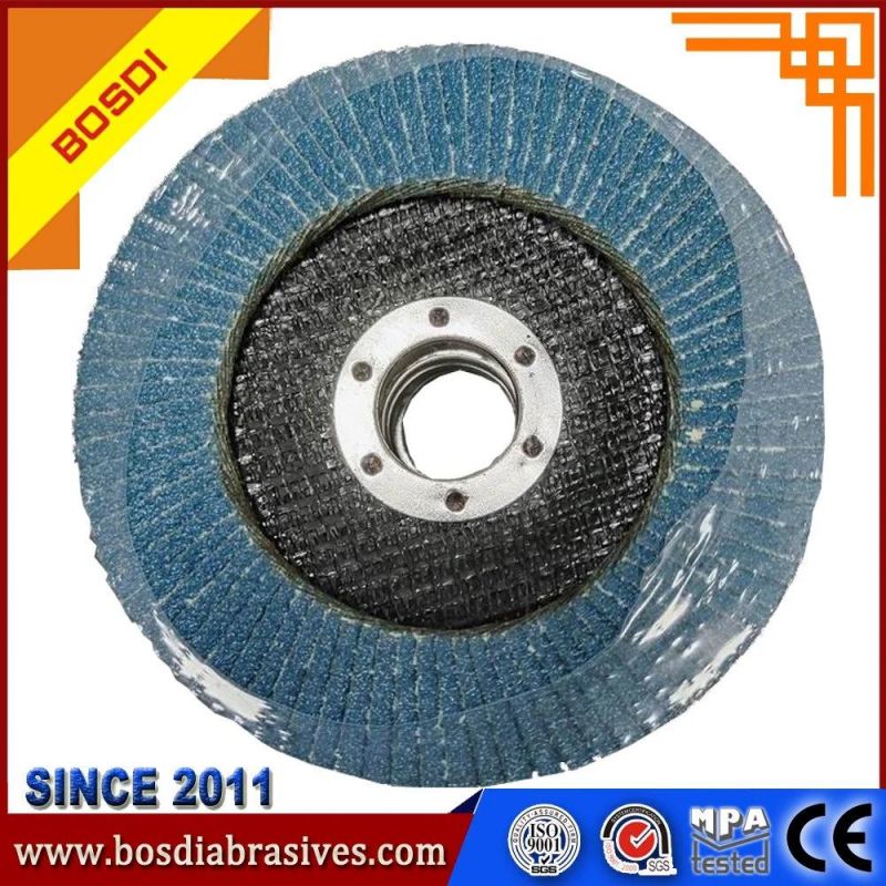 Ceramic Flap Disc for Surface Grinding or Polishing Stainless Steel