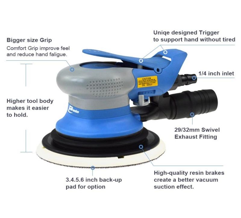 High Power 12000rpm Air Sander for Wooden Auto