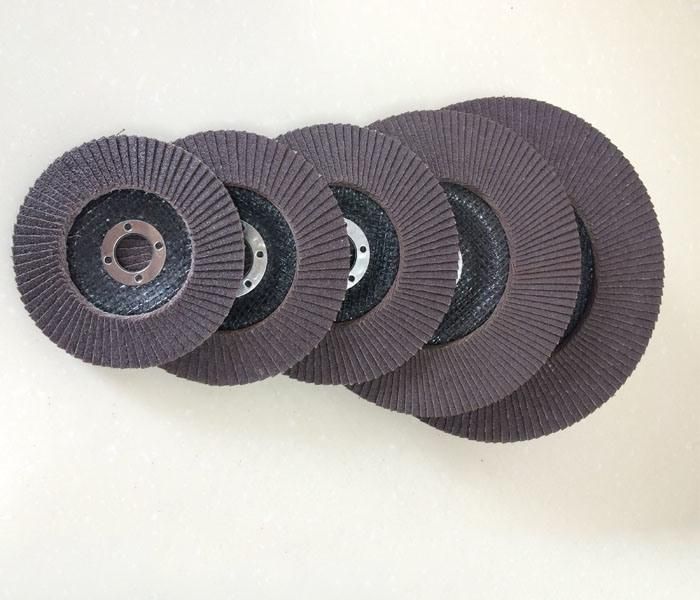 High Quality Wear-Resisting 5" Calcined Aluminium Oxide Flap Disc for Grinding Stainless Steel and Metal