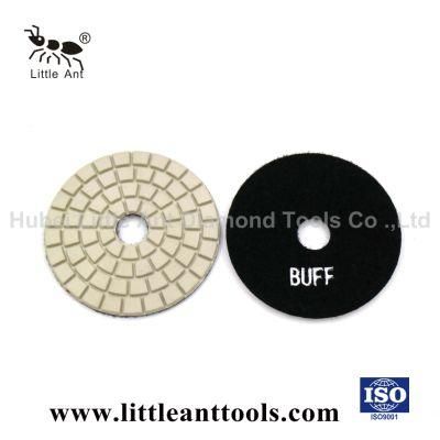 4&quot;/100mm Buff Diamond Abrasive Hardware Tool Wet Polishing Pad for Stone