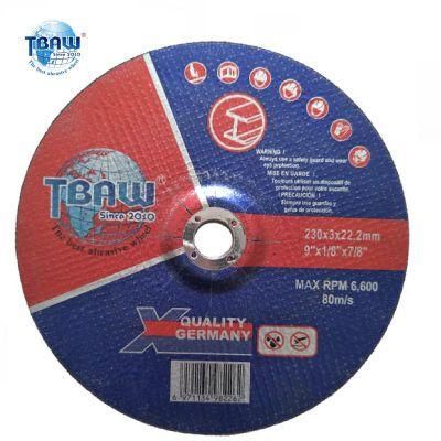 9inch Abrasive Grinding Wheel Cutting Wheel for Metal Stainless Steel T42 230*3.0*22mm