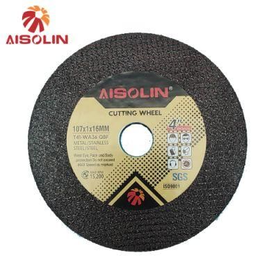 4 Inch Durable Abrasive Bench Grinder Tooling Cutting Disc Cut off Wheel for Metal Cutting