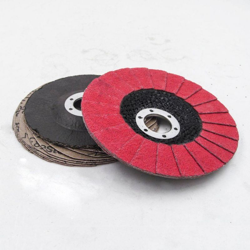 Vsm Abrasive Flap Disc with Crescent Shape Flaps for Metal Grinding