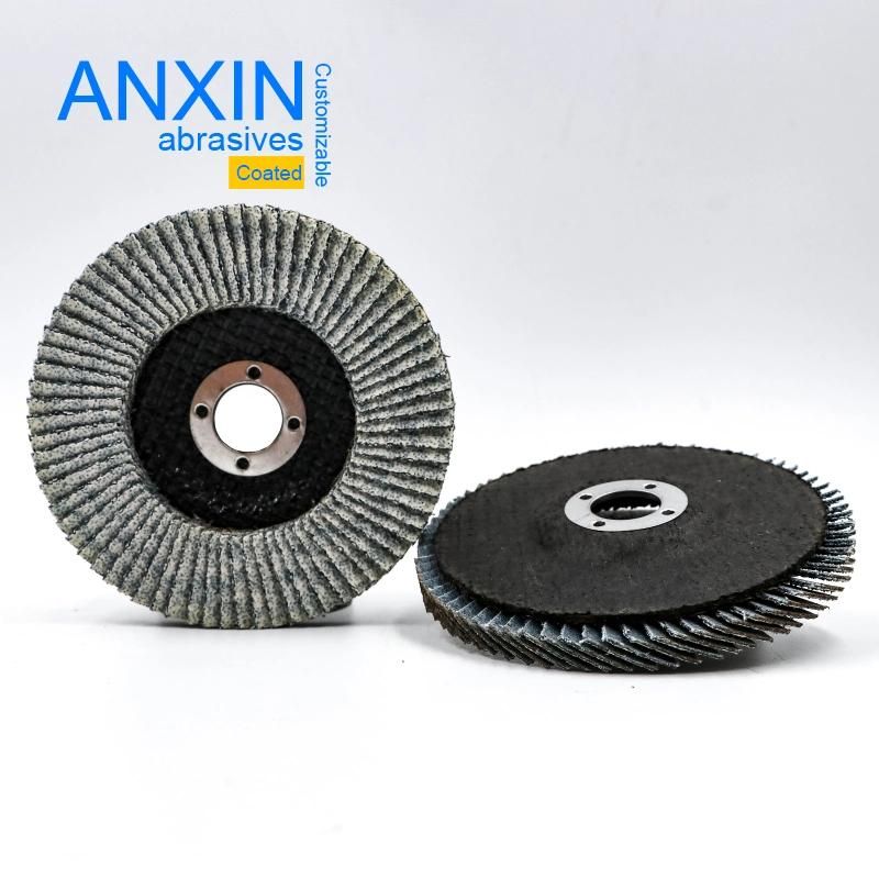 Ceramic Flap Disc with Whtie Coated for Soft Metal Grinding