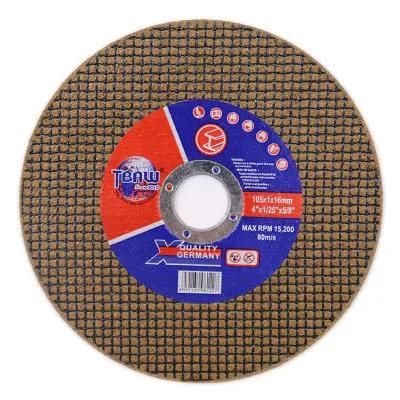 105mm 4inch Super Thin Metal Disc Flat Grinding Cutting Wheel for Tools