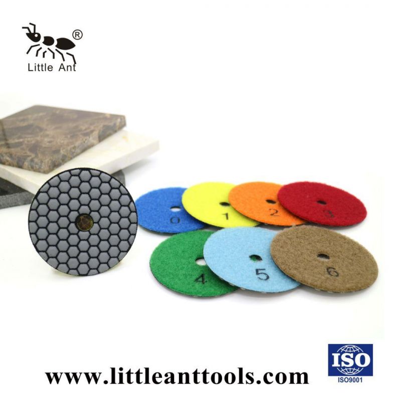 100mm for Mardle Granite Stone Dry Diamond Polishing Pad