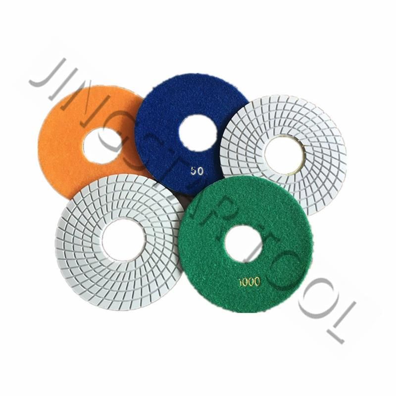 Factory 6 Inch Marble Polishing Pad Diamond Stone Wet Polish Pad