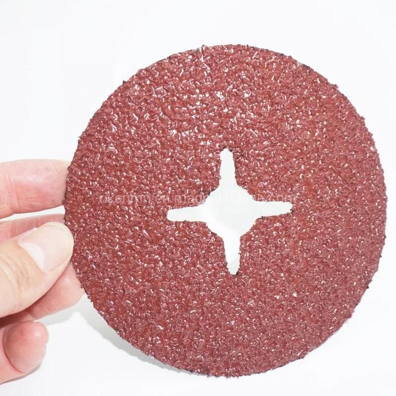 Aluminum Oxide Abrasive Metal Polishing Vulcanized Fiber Back Fiber Disc