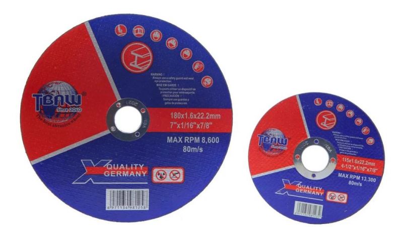 180mm Best Quality Abrasive Cut off Wheel for Metal Cutting