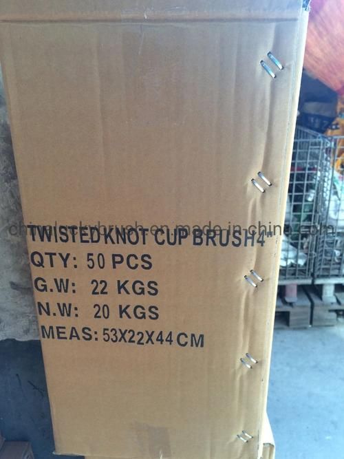 4inch Steel Wire Twist Knot Bowl Cup Brushes (YY-586)