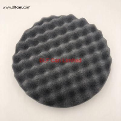 Customized Logo 200 mm Buffing Foam Pad Black