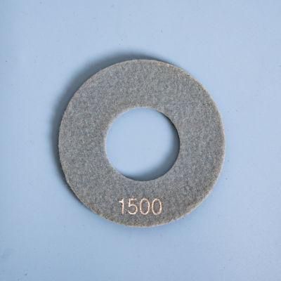 Qifeng Manufacturer Power Tools Diamond 5&quot; Wet Polishing Pads with Big Hole for Stones Granite Marble