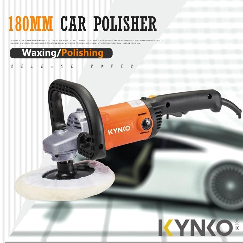 180mm Electric Car Waxing Polisher with Adjustable Speed