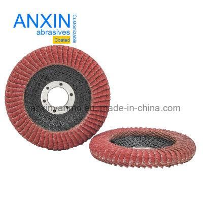 Floded Edge Flap Disc for Stailess Steel and Metal Polishing and Grinding