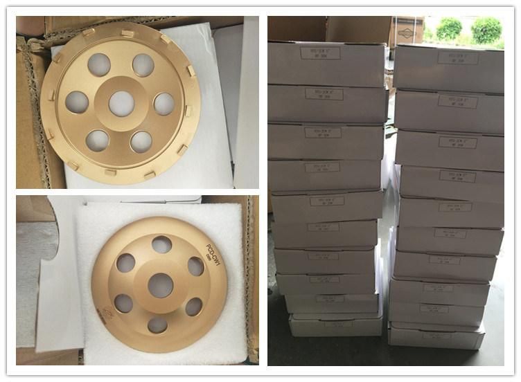 Htg-PCD-Cw Diamond Concrete Grinder Disc Cup Grinding Wheels