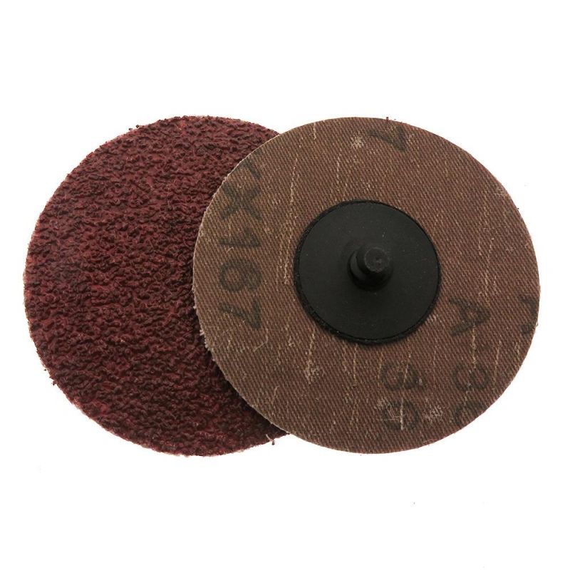 3" 75mm Quick Change Roll Lock Red Surface Conditioning Sanding Disc