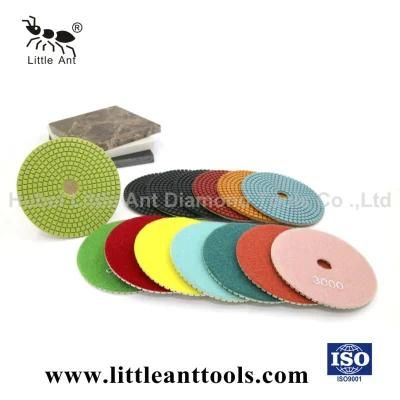 5 Inches Diamond Polish Pads for Stone Polishing Tools