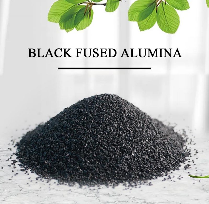Black Fused Alumina Black Corundum Abrasive for Polishing Optical Glass