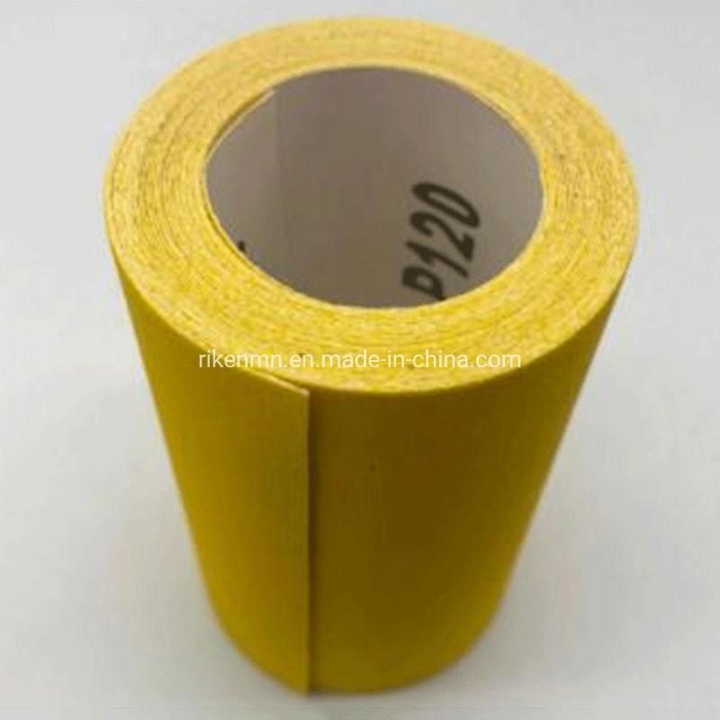 100mmx50m Sand Paper Yellow Abrasive Sanding Paper Sandpaper Roll