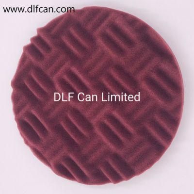 8 Inch Maroon Cutting Sponge for Automotive Refinishing