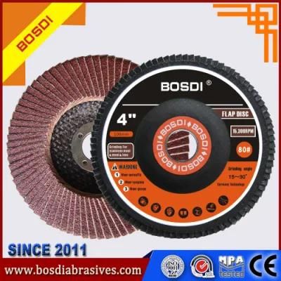 T27/29 Flap Abrasive Wheel, Fiberglass Backing Coated Flap Disc/Disk