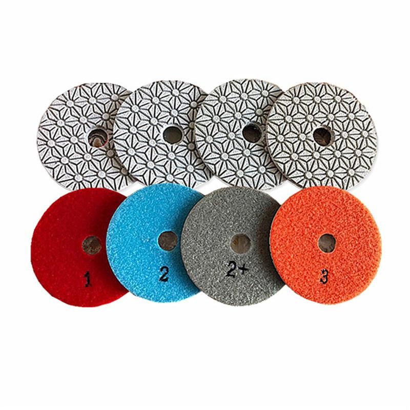 Professional Wet 3 Step Diamond Polishing Pads for Granite