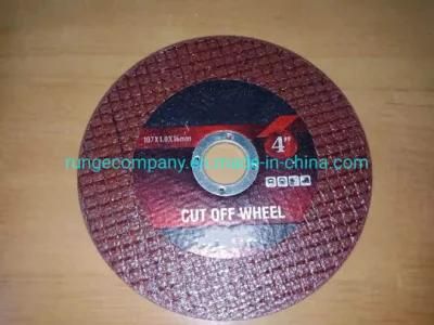 Power Electric Tools Accessories 105mm Metal and Stainless Steel Cut off Wheel for Rebar Steel Pipe Structural Galvanized Steel