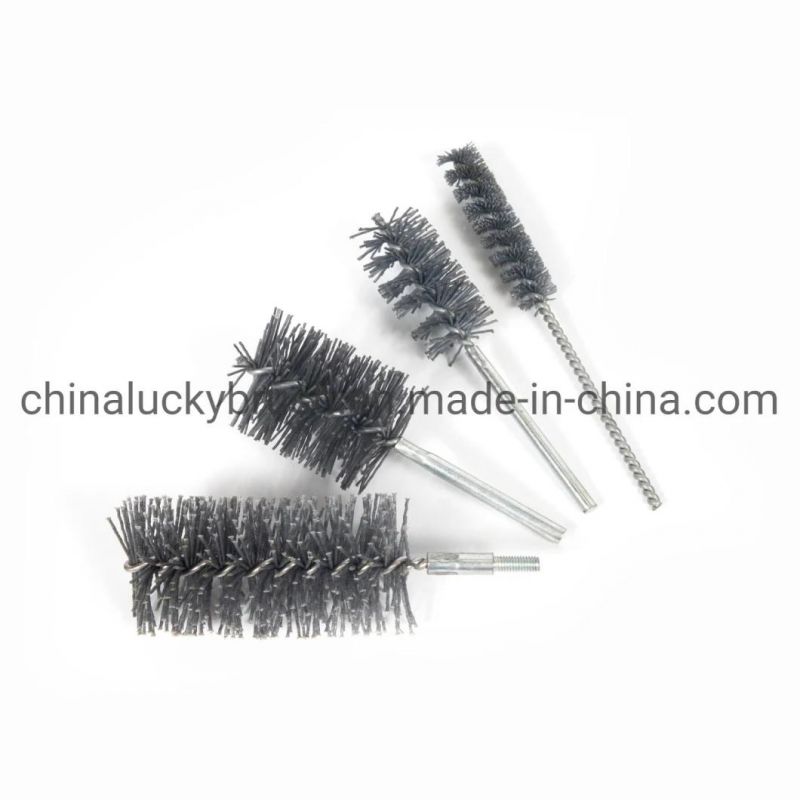 Nylon Abrasive Tube Orifice Cleaning Deburring Rust Removal Cleaning Brush Small Wire Brush (YY-981)