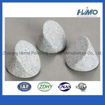 Abrasive Deburring Tumbling Grinding Angle Cut Triangle Ceramic Media